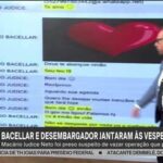 Mensagens trocadas entre Bacellar e desembargador chamaram a atenção da PF em razão de ‘trocas de carinho’: ‘Te amo’, ‘Sou teu fã’