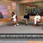 Quaest: 28% dizem que apoio de Trump a Flávio Bolsonaro aumentam chance de votar no senador; 32% dizem que aumentam chance de votar em Lula