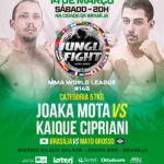MMA: Mato-grossense Kaique Cipriani busca segunda vitória no Jungle Fight 146 World League